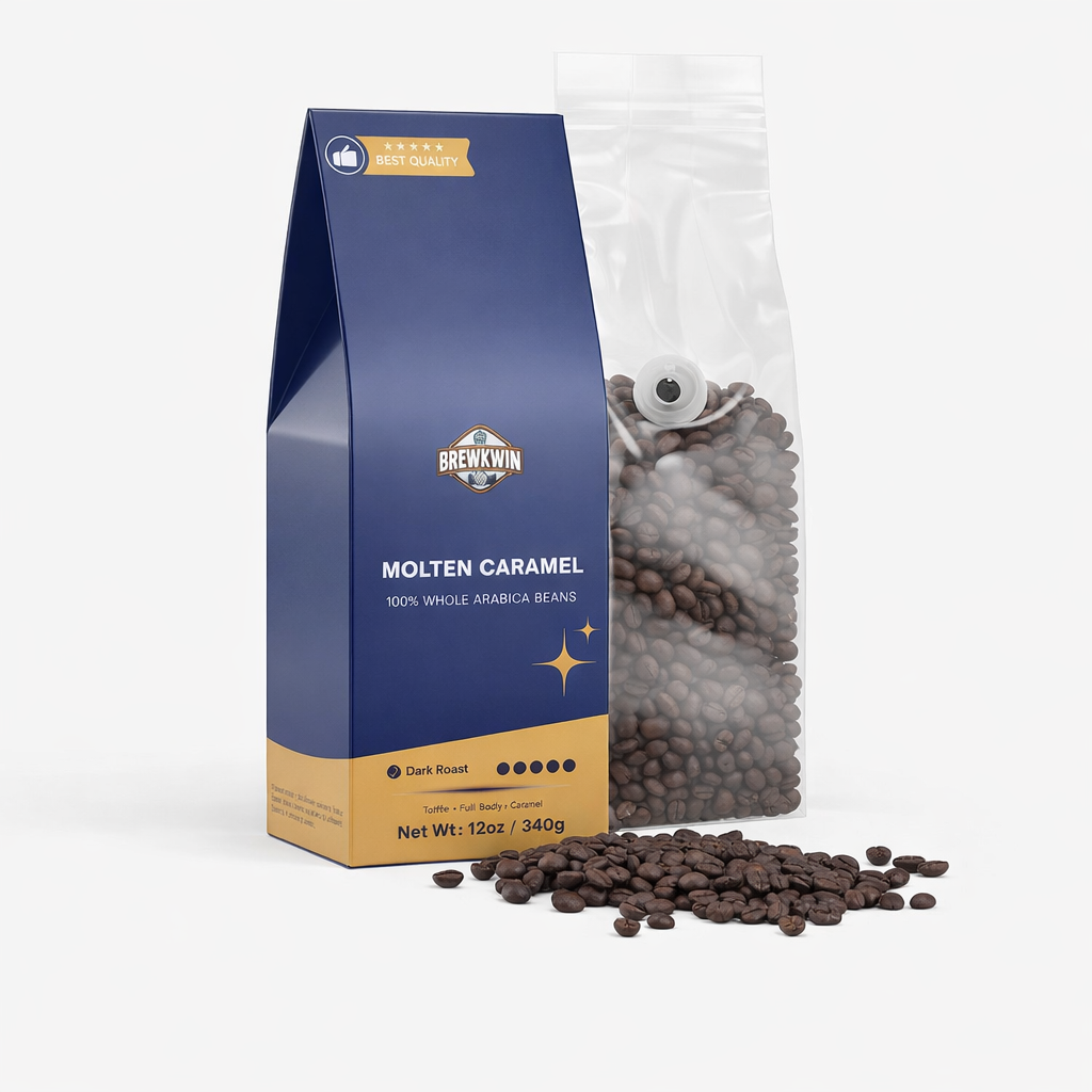 Molten Caramel Coffee – Dark Roast Arabica with Chocolate & Toffee Notes