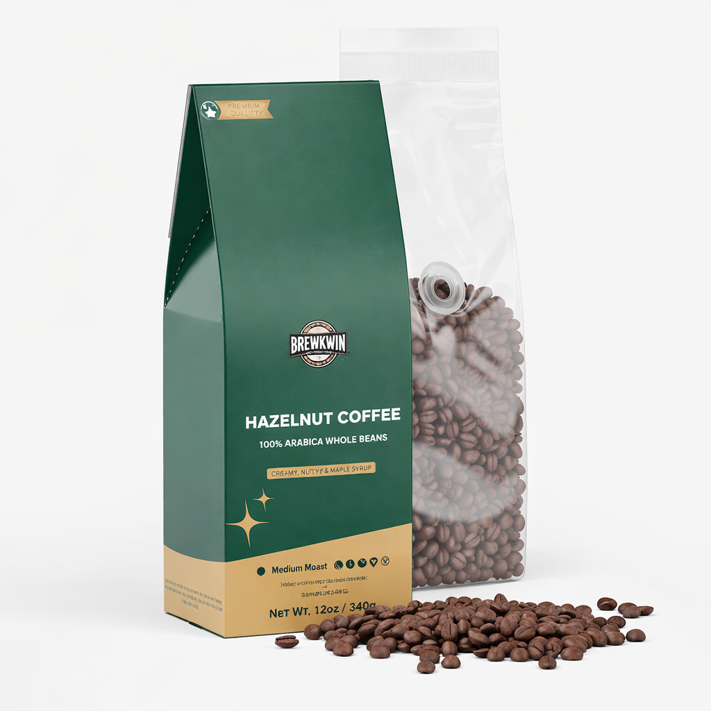 Hazelnut Coffee – Medium Roast Arabica  | 12 oz Whole Bean