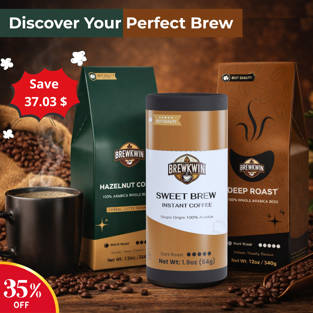 Coffee Lover Starter Bundle – Premium Whole Bean & Instant Coffee Set