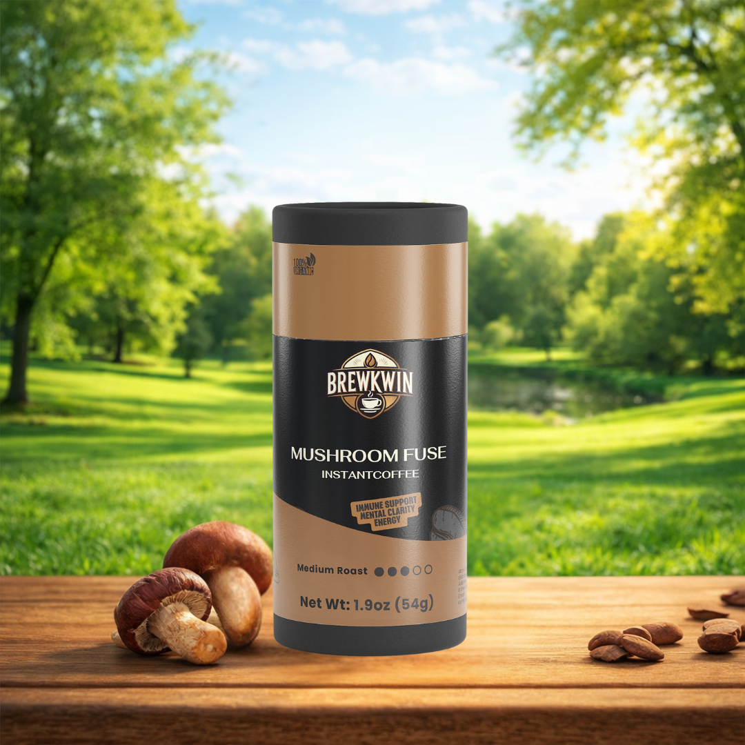 Mushroom Fuse Instant Coffee – Functional Energy Meets Smooth Flavor