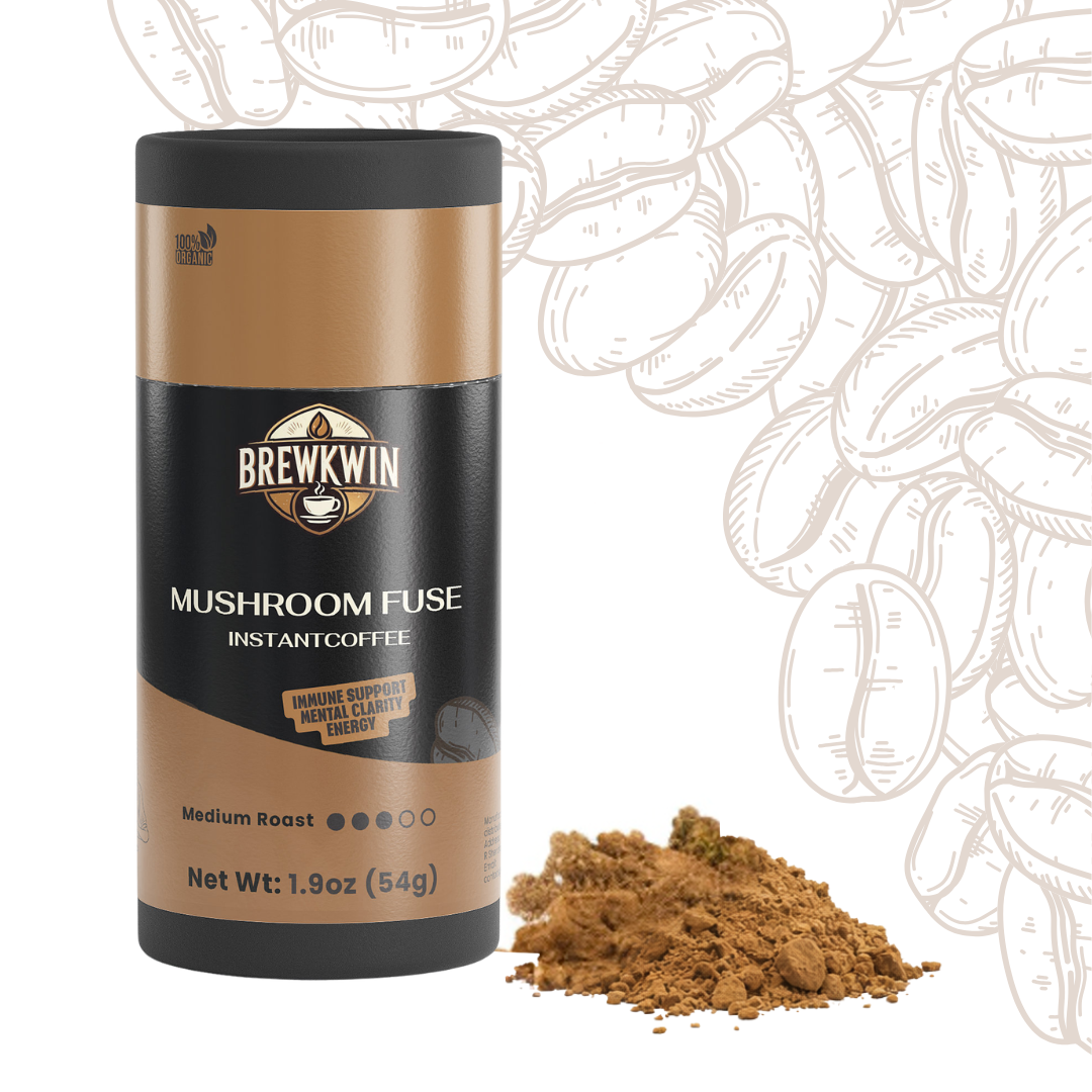 Mushroom Fuse Instant Coffee – Functional Energy Meets Smooth Flavor
